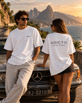 RAÍCES ADICTO A LA VIDA Heavy Oversized Tee – Lifestyle- und Produktaufnahme 1
