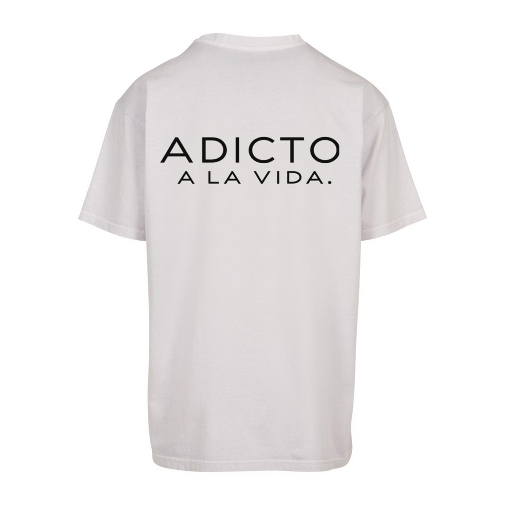RAÍCES ADICTO A LA VIDA Heavy Oversized Tee – Produktmockup 2
