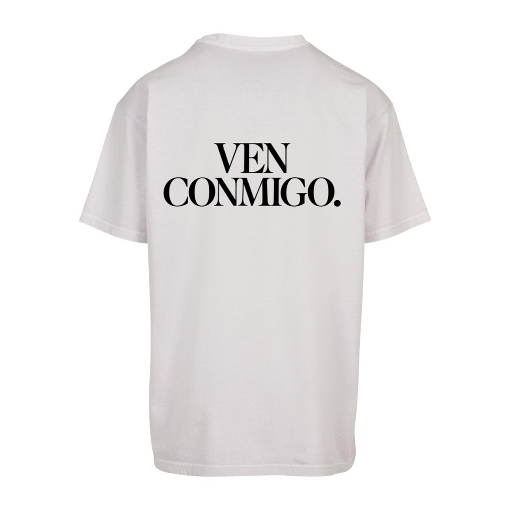 RAÍCES VEN CONMIGO Heavy Oversized Tee – Produktmockup 2