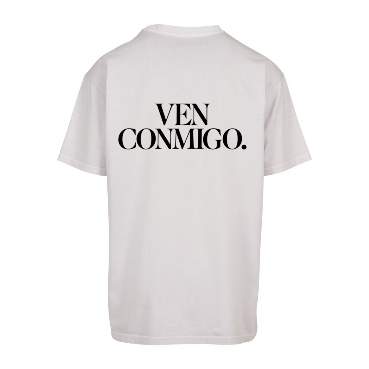 RAÍCES VEN CONMIGO Heavy Oversized Tee – Produktmockup 2