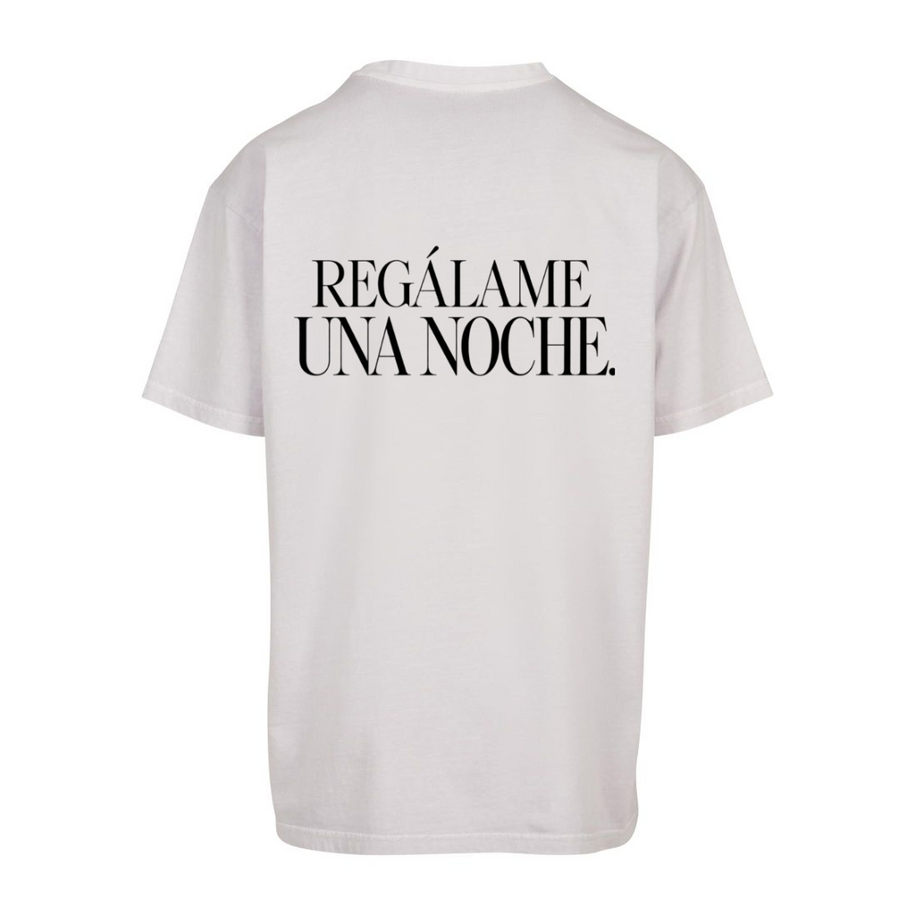 RAÍCES REGÁLAME UNA NOCHE Heavy Oversized Tee – Produktmockup 2